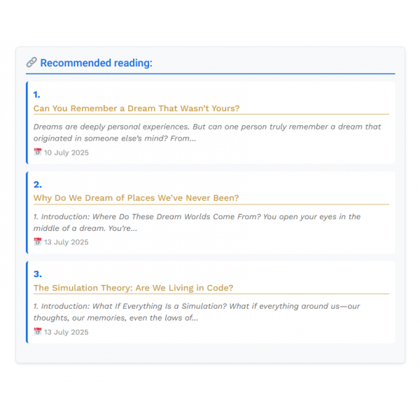 Recommended Articles Wordpress
